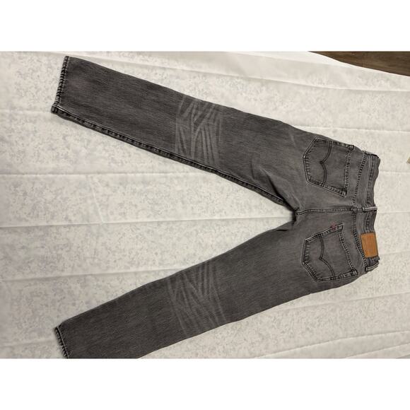 Men's Charcoal Grey Levi 512 Slim Fit Tapered Jeans Size 30 X 28 - Picture 4 of 10